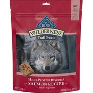Blue Buffalo Wilderness Trail Treats Grain-Free Salmon Biscuits Dog Treats, 24-oz bag