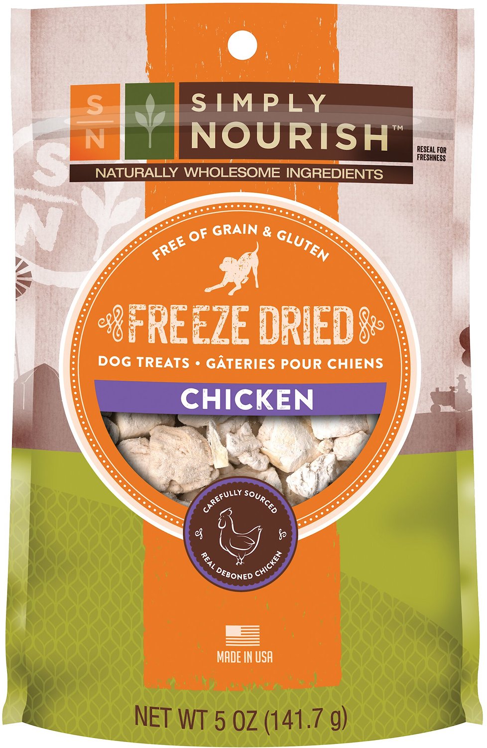 Simply Nourish Source Dog Freeze-Dried Treat - Chicken, 10 Oz, Petsmart