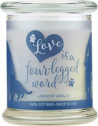 Pet House Lavender Vanilla Natural Soy Sentiment Candle, 9-oz jar
