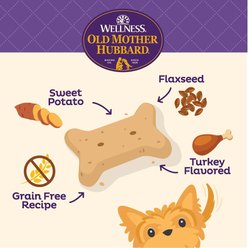 Old Mother Hubbard by Wellness All The Fixins Grain-Free Natural Mini Oven-Baked Biscuits Dog Treats, 16-oz bag slide 2 of 8