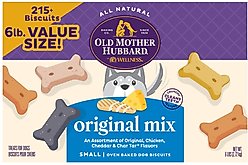 Old Mother Hubbard by Wellness Classic Original Mix Natural Small Oven-Baked Biscuits Dog Treats, 6-lb box slide 1 of 8