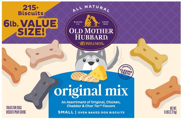 Old Mother Hubbard Classic Original Assortment Biscuits Baked Dog Treats, Small, 6-lb box slide 1 of 10