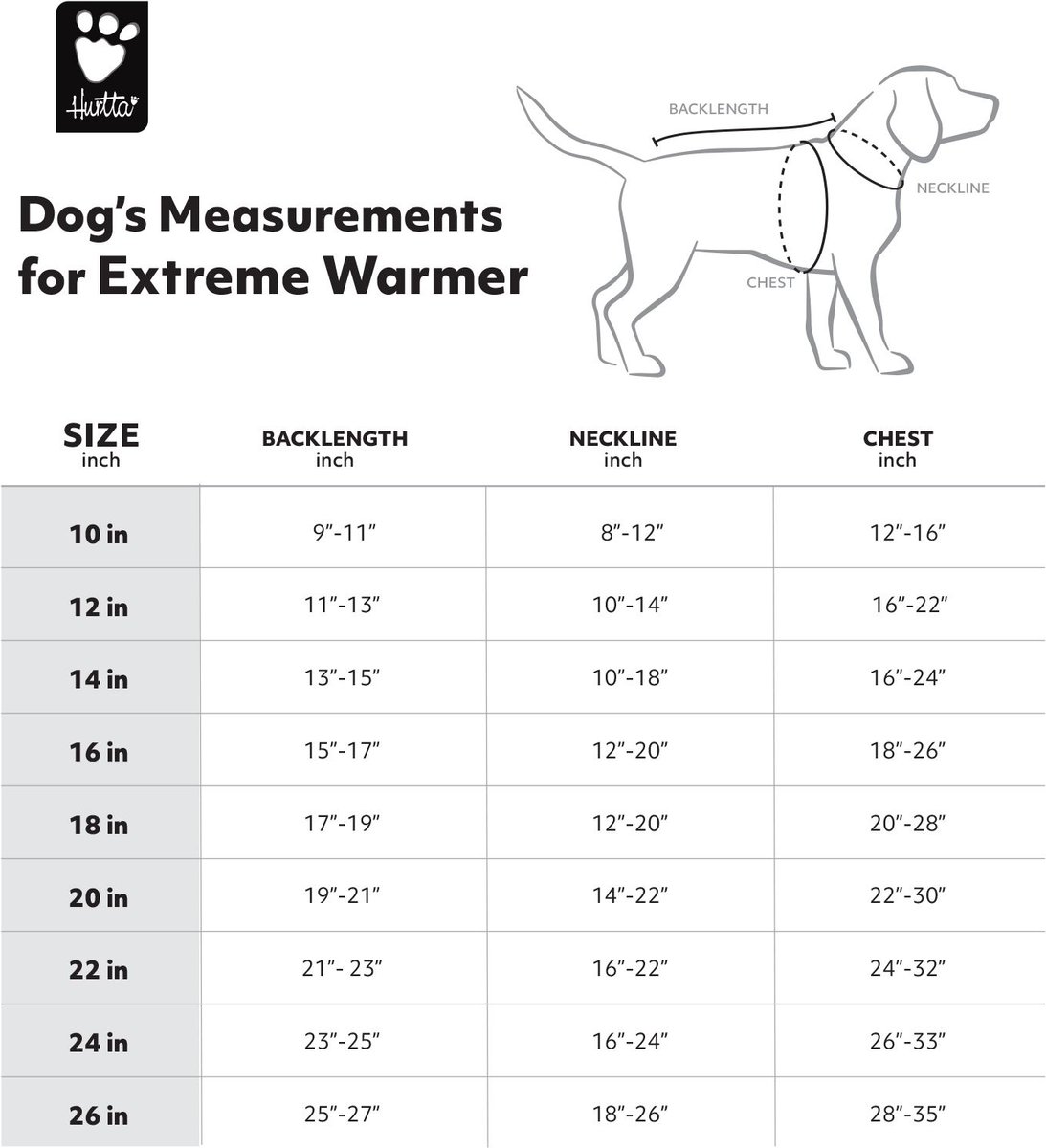 Hurtta extreme warmer outlet dog winter jacket