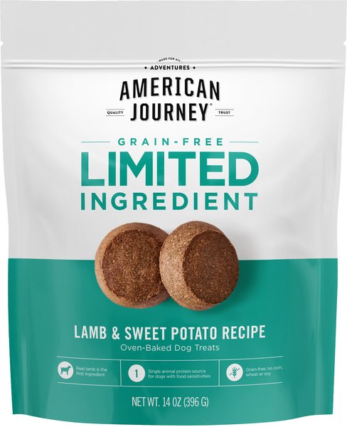 American Journey Lamb & Sweet Potato Recipe Limited Ingredient Dog Treats, 14-oz bag slide 1 of 8