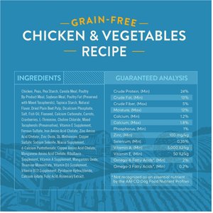 True Acre Foods Grain-Free Chicken & Vegetable Dry Dog Food, 40-lb bag