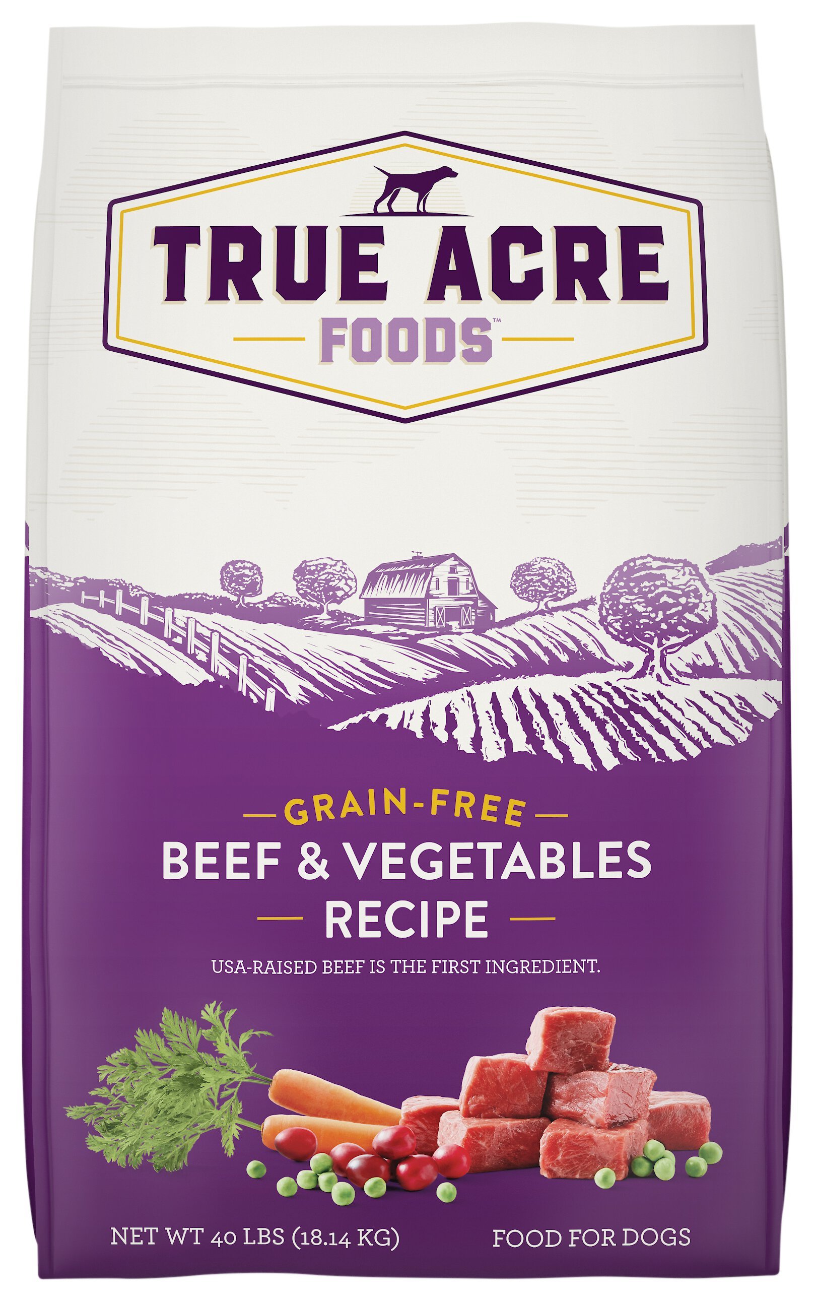 TRUE ACRE FOODS GrainFree Beef & Vegetable Dry Dog Food Customer