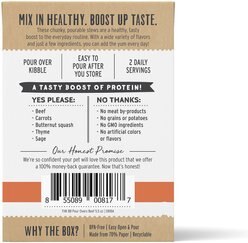 The Honest Kitchen Bone Broth POUR OVERS Beef Stew Wet Dog Food Topper, 5.5-oz, case of 12 slide 2 of 9