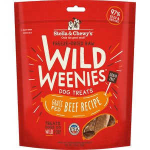 Stella & Chewy's Beef Wild Weenies Freeze-Dried Raw Dog Treats, 3.25-oz bag
