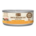 Merrick Limited Ingredient Diet Grain-Free Real Chicken Pate Recipe Canned Cat Food, 2.75-oz, case of 24