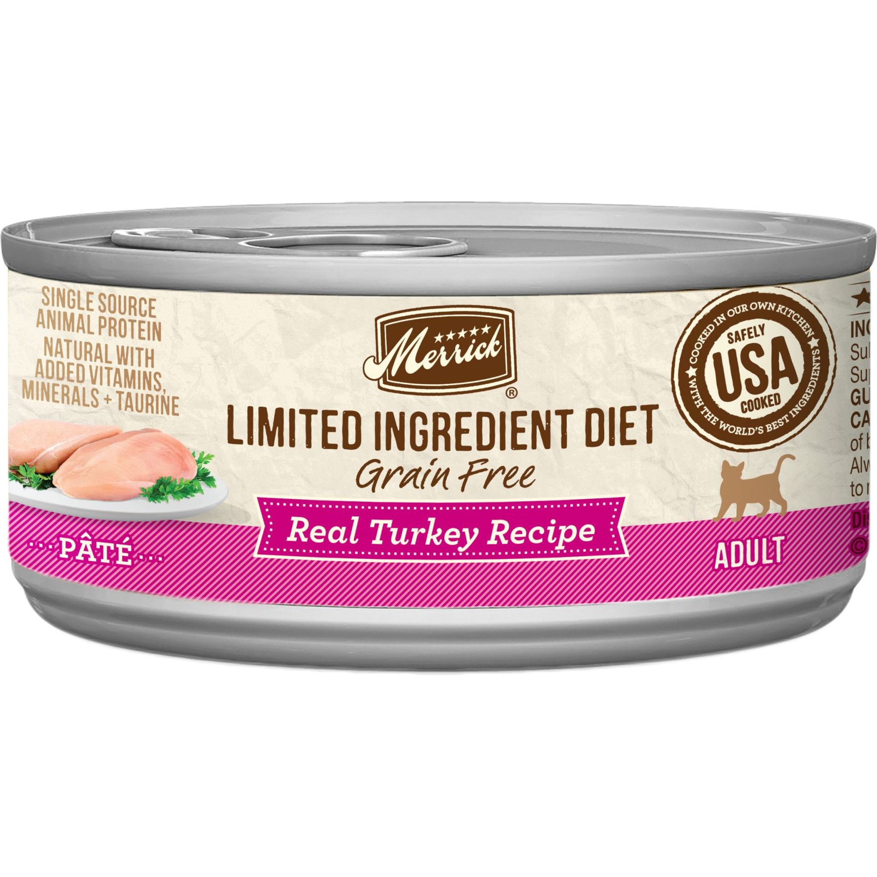 Merrick Before Grain 96% Turkey Canned Cat Food