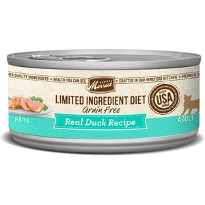 Merrick Limited Ingredient Diet Grain-Free Real Duck Pate Recipe Canned Cat Food, 2.75-oz, case of 24