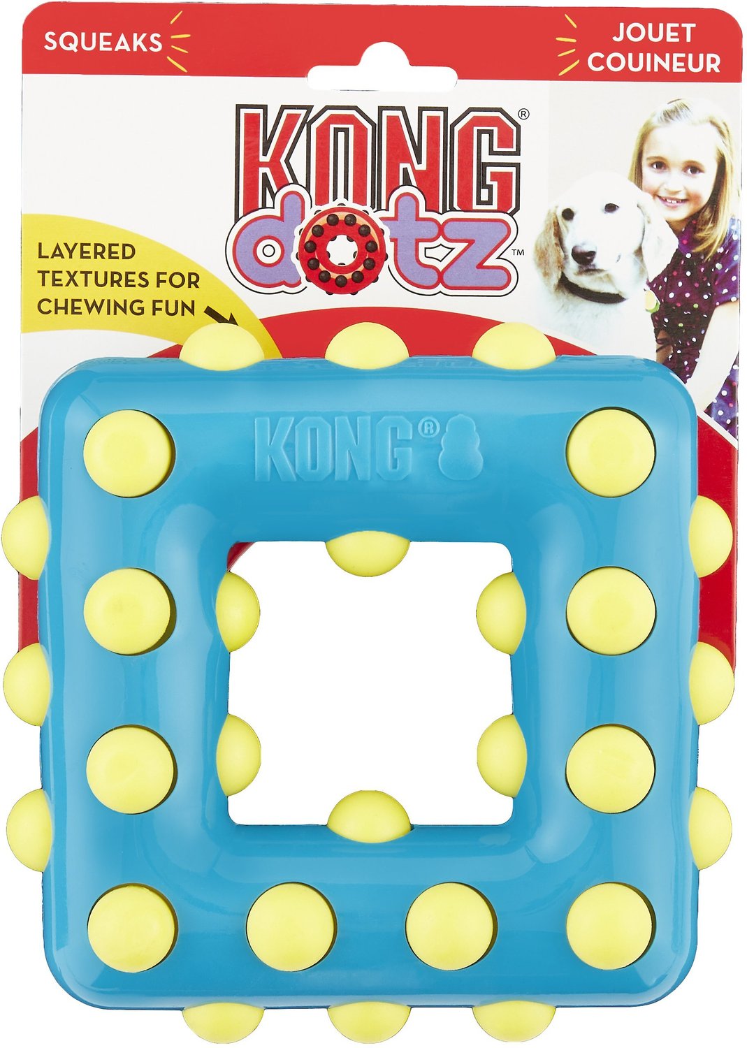 kong dotz dog toy