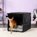 MidWest iCrate Double Door Collapsible Wire Dog Crate Kit, Black, 30 inch