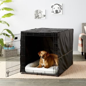 Midwest iCrate Single Door Folding Dog Crate, 36 L X 23 W X 25 H