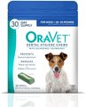 OraVet Hygiene Dental Chews for Small Dogs, 30 count