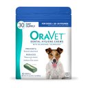 OraVet Hygiene Dental Chews for Small Dogs, 10-24 lbs., 30 count