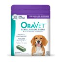 OraVet Hygiene Dental Chews for Medium Dogs, 25-50 lbs., 30 count