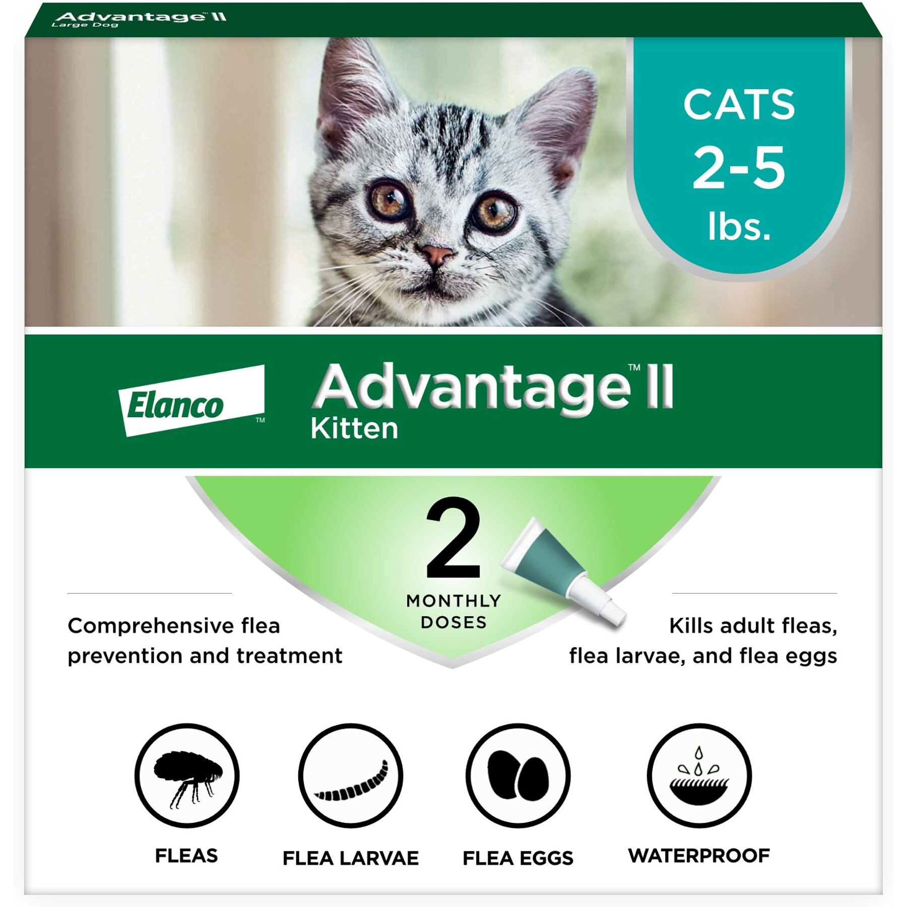 Advantage ii for small cats hot sale 6 pack