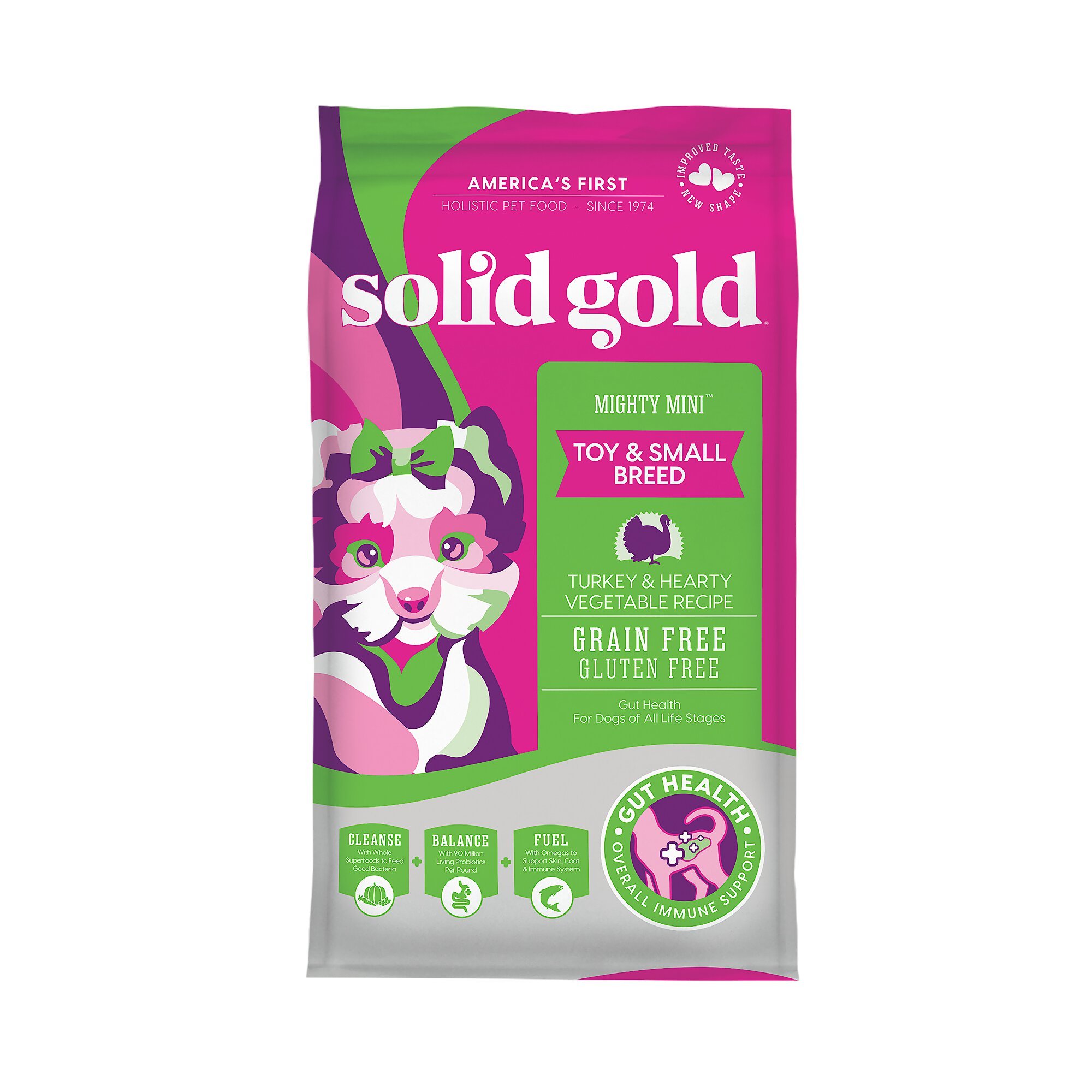SOLID GOLD Mighty Mini GrainFree Turkey & Hearty Vegetable Dry Dog