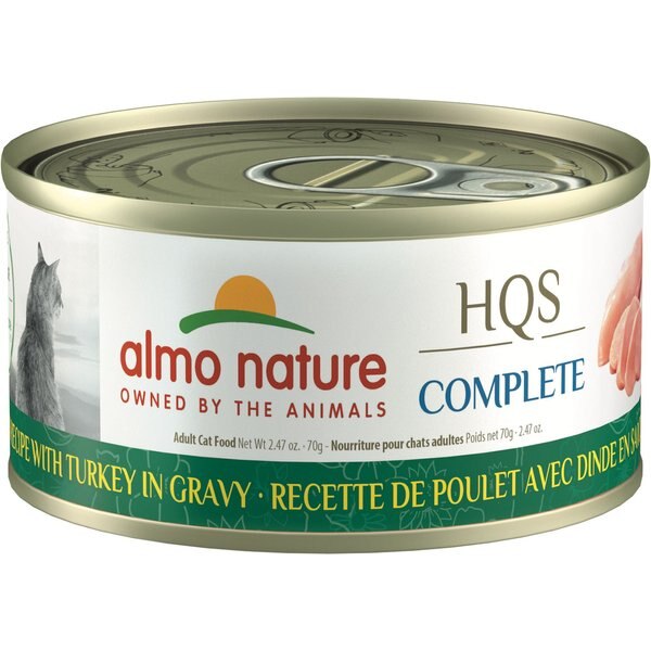 Almo Nature HQS Complete Chicken with Duck Grain-Free Canned Cat Food