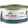 Almo Nature HQS Complete Mackerel with Sea Bream Grain-Free Canned Cat Food, 2.47-oz, case of 12