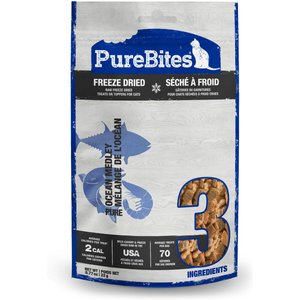 PureBites Ocean Medley Freeze-Dried Raw Cat Treats, 0.77-oz bag