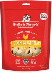 Stella & Chewy's Chicken Breast Freeze-Dried Raw Dog Treats, 2.75-oz bag