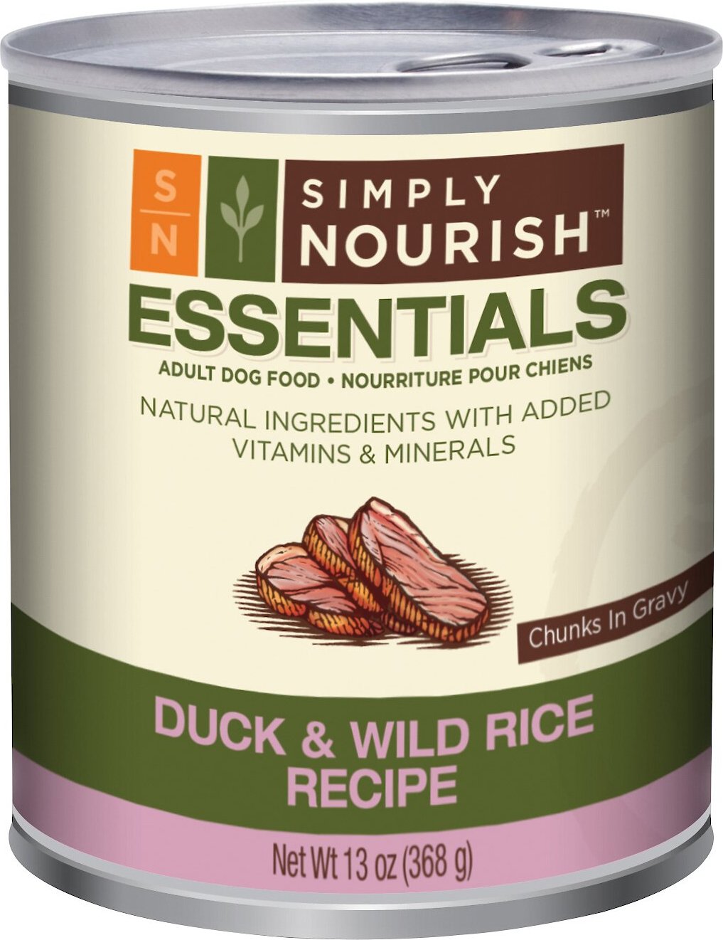 simply nourish duck dog food