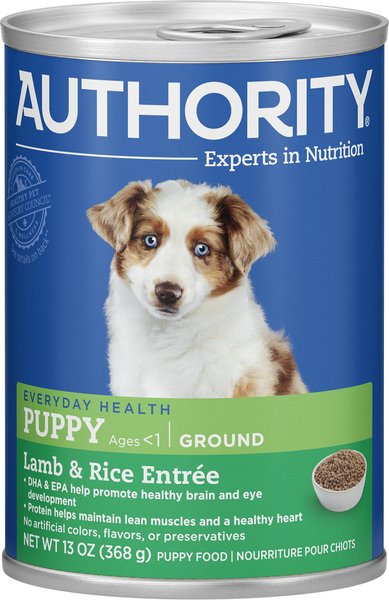 Authority canned 2025 puppy food