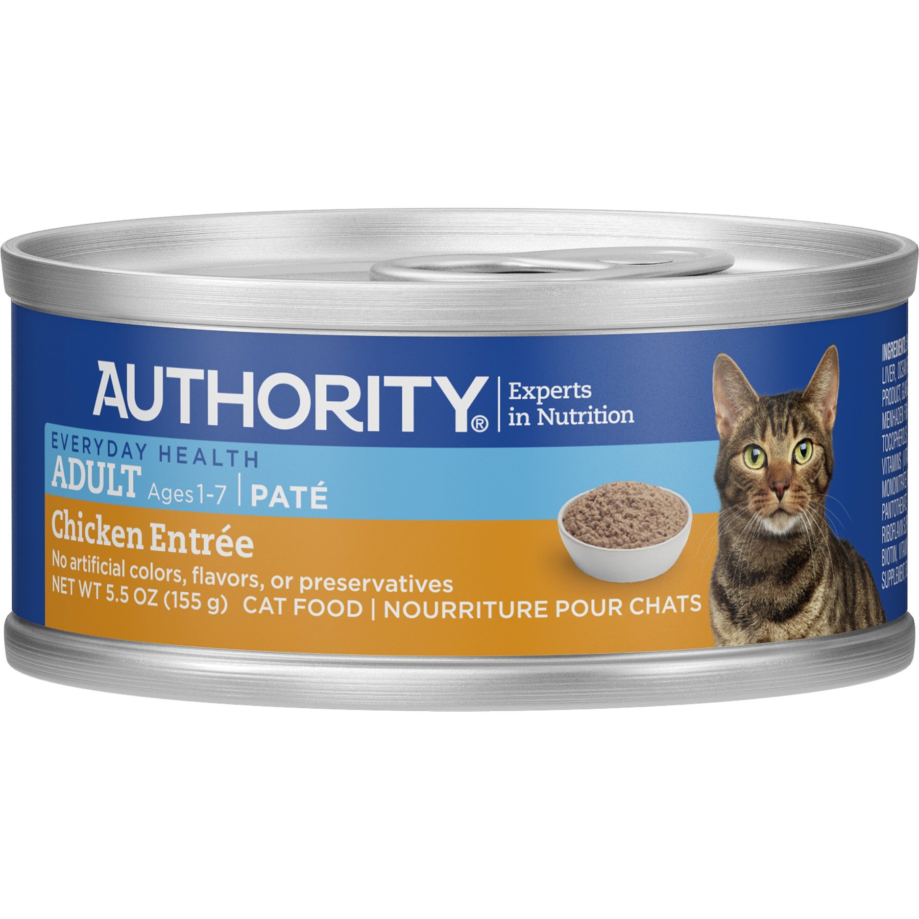 AUTHORITY Chicken Entree Adult Pate Canned Cat Food 5.5 oz