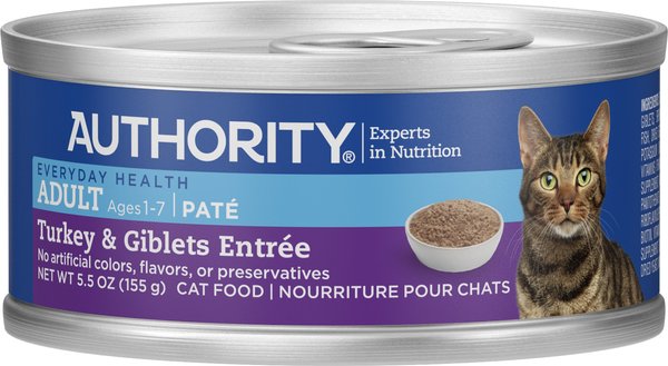 Authority wet cat food best sale