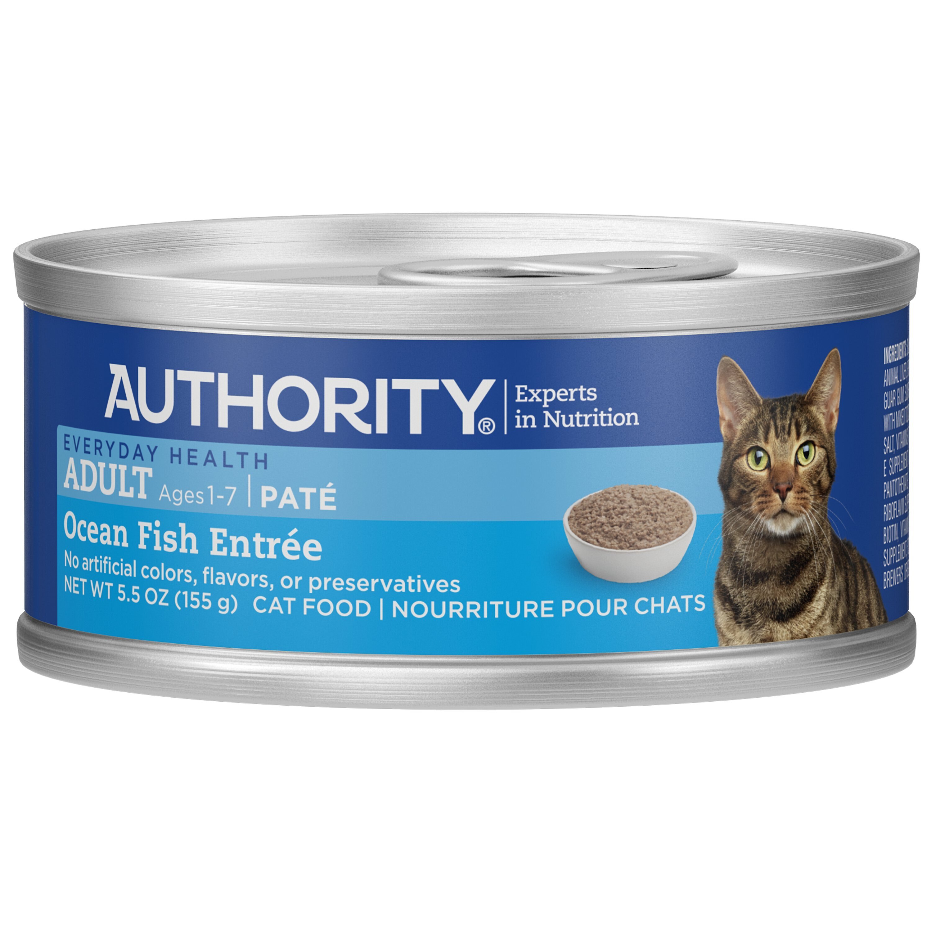 AUTHORITY Ocean Fish Entree Adult Pate Canned Cat Food reviews