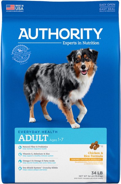 Authority Chicken Rice Formula Adult Dry Dog Food