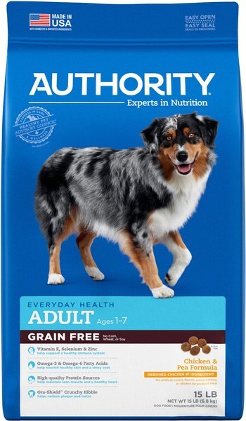 Authority Grain Free Chicken Pea Formula Adult Dry Dog Food