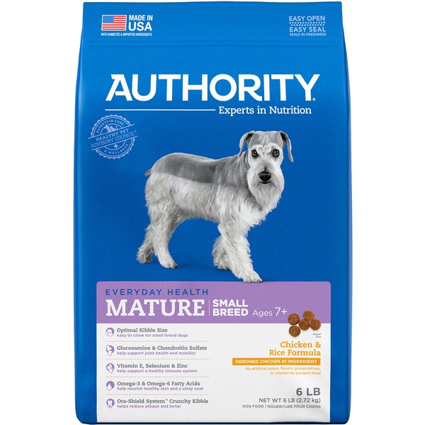 chewy authority dog food