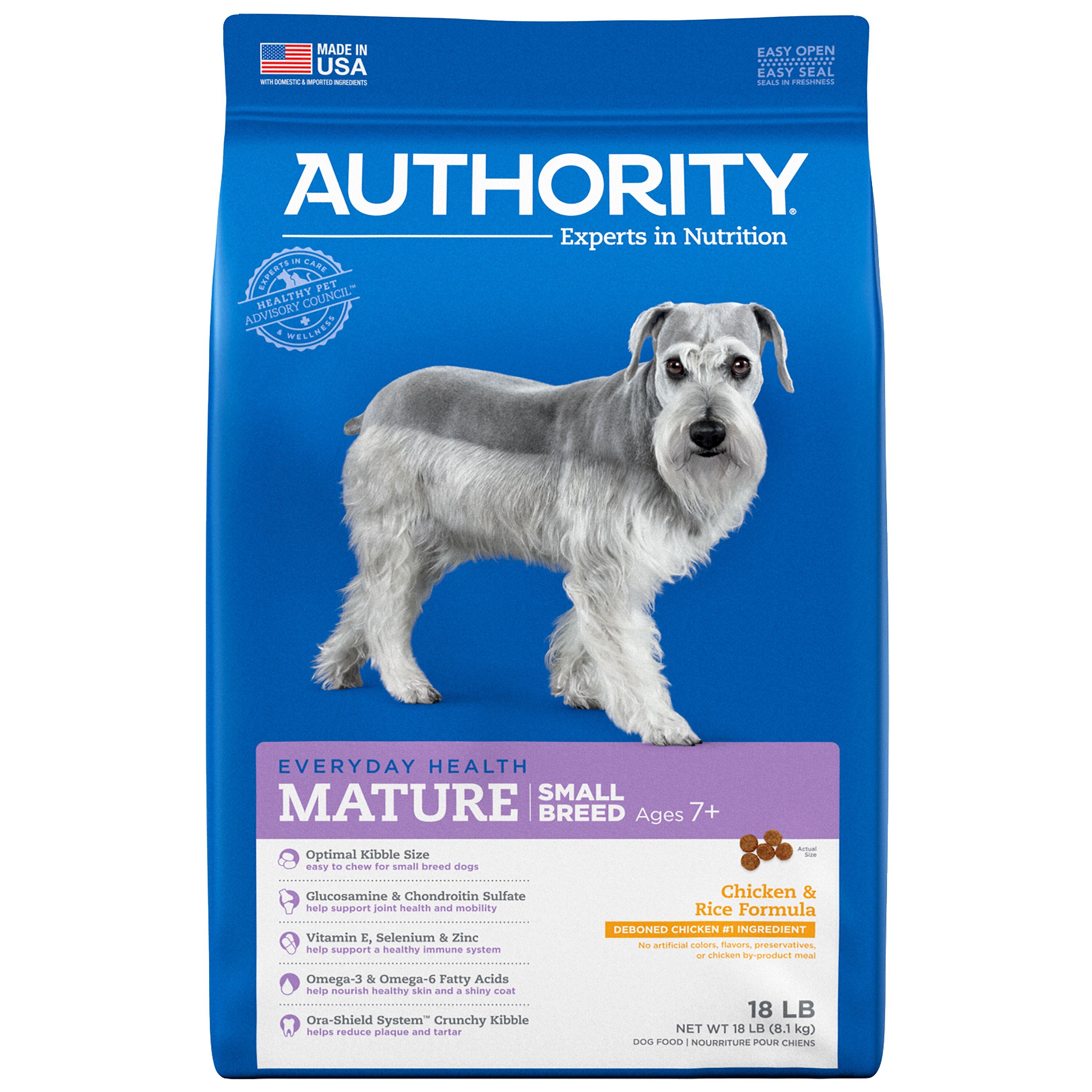 Authority puppy food outlet reviews