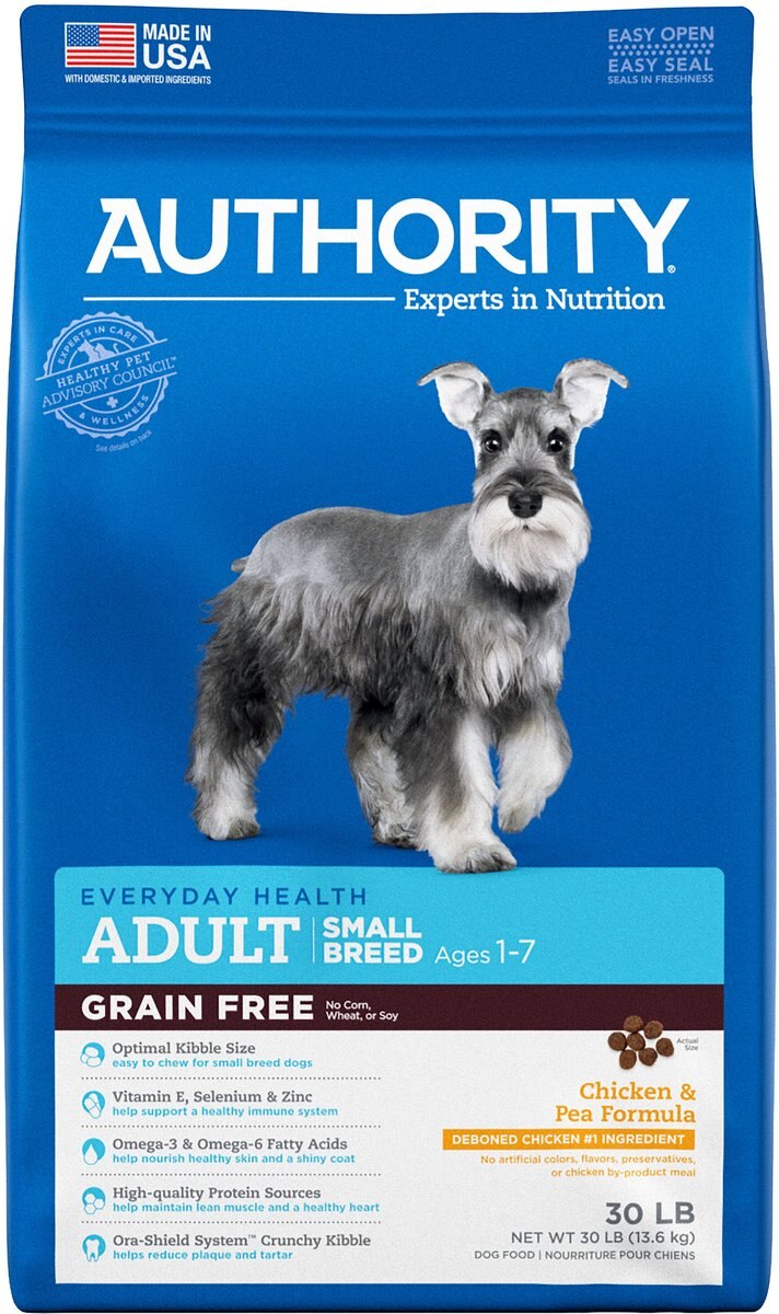 authority dog food small breed