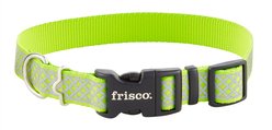 Frisco Patterned Polyester Reflective Dog Collar, Diamond Tile, Large: 18 to 26-in neck, 1-in wide