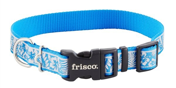 Frisco Patterned Polyester Reflective Dog Collar