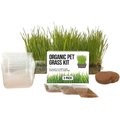 The Cat Ladies Organic Pet Grass Growing Kit with Containers, 3 count