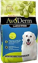 AvoDerm Chicken Meal & Brown Rice Recipe Large Breed Adult Dry Dog Food, 26-lb bag