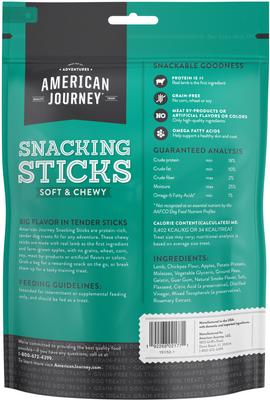 Show full view: American Journey Lamb Recipe Grain-Free Soft & Chewy Snacking Sticks Dog Treats, 6-oz bag slide 3 of 11
