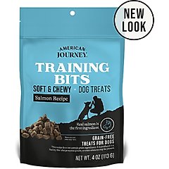 American Journey Salmon Recipe Grain-Free Soft & Chewy Training Bits Dog Treats, 4-oz bag