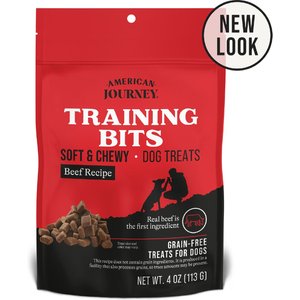 American Journey Beef Recipe Grain-Free Soft & Chewy Training Bits Dog Treats, 4-oz bag