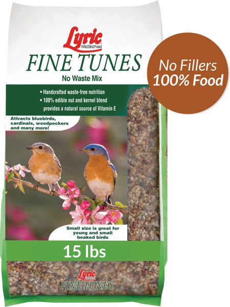 Lyric Fine Tunes No Waste Mix Wild Bird Food, 15-lb bag slide 1 of 9