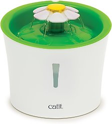 Catit Flower Plastic Cat Fountain, 100-oz