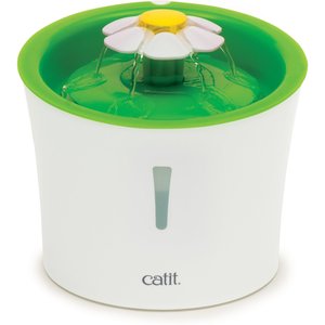 Catit Flower Plastic Cat Fountain, 100-oz