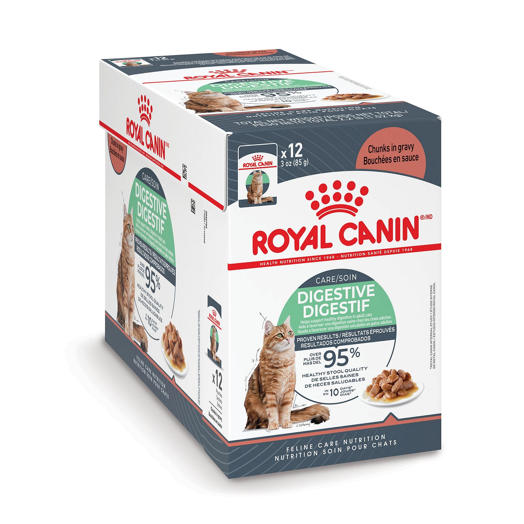 ROYAL CANIN Feline Care Nutrition Digestive Care Adult Chunks in Gravy