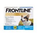 Frontline Gold for Dogs Flea & Tick Treatment (Medium Dog, 23-44 lbs.) 3 Doses (Blue Box)