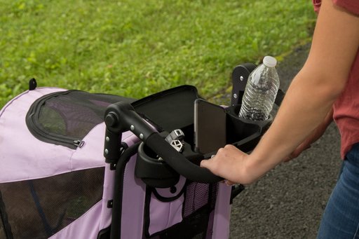 Pet Gear Excursion No-Zip Dog & Cat Stroller, Mountain Lilac